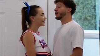 does risa may the cheerleader gag on cock