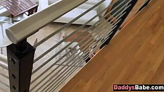 Petite Latina Stepdaughter Deepthroats Stepdad's Cock Then Rides
