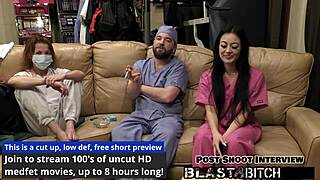 Blaire Celeste Sucks Cock Then Takes Cum Blast in Nurse POV!