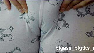 Camel Toe Pussy In Pajamas Rubbing Softly For Solo Pleasure