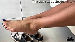 Kleo Furiosa's Footjob Rimjob Leads To Rough Anal Facial After Work