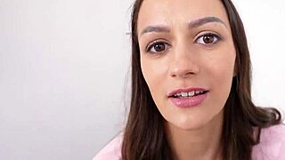 fit18 summer renee tiny skinny model with natural d cups casting interview