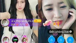 Two cute girls go live on uplive