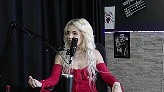 Kyra Sex in Sheer Red Lingerie Takes BDSM Anal on Anthill