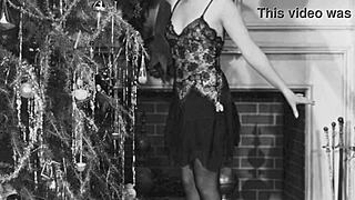 vintage christmas scenes from antique retro holiday films