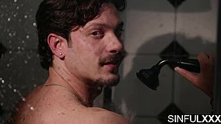 Rika fane finds joe di marco in the shower craving him badly at sinfulxxx