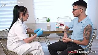 Vanessa Therock's Nurse Costume Hides Tight Pussy For Patient's Monster Cock Spanking
