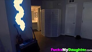 Stepdad punishes bratty teen with rough doggystyle pounding she craves!
