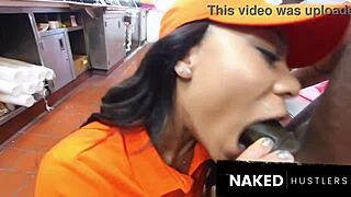 Fast Food Pussy Delivered Wild Public Fuck