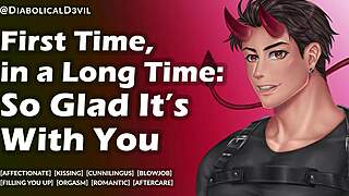 This is my first time having sex in a long time im so glad its with you sweetheart - audio roleplay for women - diabolical d3vil