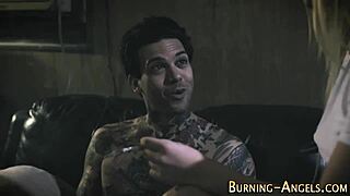 emo girl loves doggystyle anal pounding