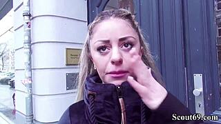 german scout teen dana jayn with mega tits fucked