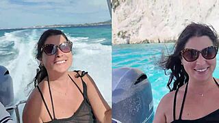 On A Public Beach With A Horny Curvy Stepmom