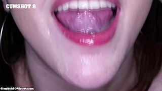 Thats it julia now swallow the goods from gloryhole