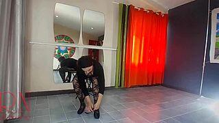 spank ballerina ass and punish bad dancer