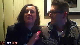Mature british milf in heels blows monster cock