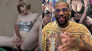 Naked Petite Transgender Girl Gets Hard In Dumpster