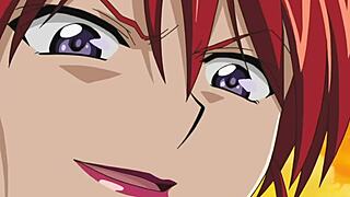 hentai threesome with horny redheads