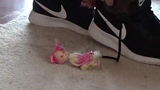 giantess doll crushes everything in part three