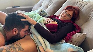 I caught her masturbating and finished the job