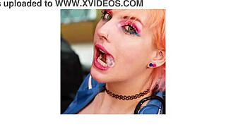 18 year old blonde ellie shou gets railed and swallows cum