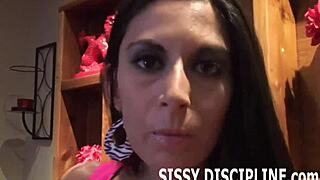you pretty sissy princess submit to femdom in lingerie now