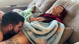 I caught her masturbating and finished the job