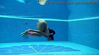 Hungarian teen sazan cheharda swims naked and teases