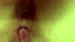 a walking milf clenched her fist and enjoyed it