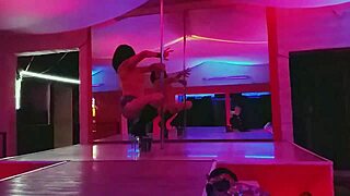 dancing nude at the strip club tonight