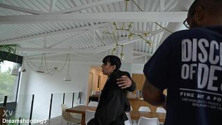 italiana silvia soprano gets fucked by two guys at beach