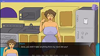 Big tits cartoon girl gets fucked by swiper in adult game parody