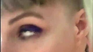 Moaning With Pleasure While Sucking Big Cock