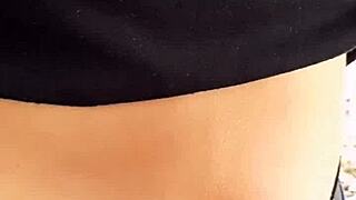 i stop to admire her navel