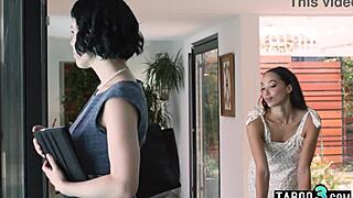 Recently divorced ebony alexis tae lures her sexy realtor into lesbian sex