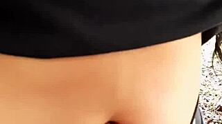 i stop to admire her navel
