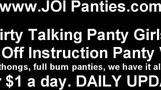 start stroking while i tease you with my panties