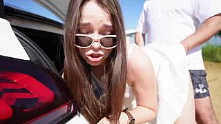 Fucked stranger during first date with public blowjob