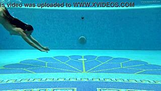 Hungarian teen sazan cheharda swims naked and teases
