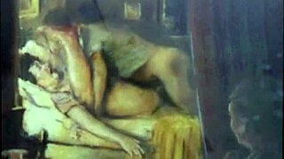 vintage erotic drawings show retro nude scenes