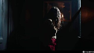 Vampire Seduction In Old Gothic Manor - Nerdy Girl Gets Mesmerized By Century Old Sexy Blonde Owner