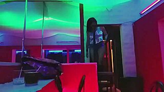 dancing nude at the strip club tonight
