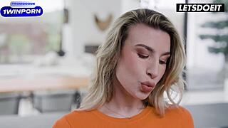 Dirty step mom kenia ends up riding her step sons cock