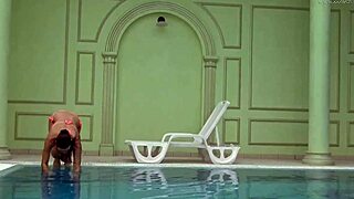 Hungarian teen sazan cheharda swims naked and teases