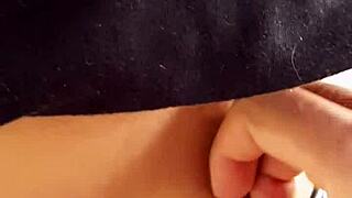 i stop to admire her navel