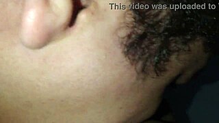 My cuckold rims my ass while I fuck his friend