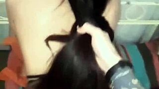rough doggystyle hair pulling on my girlfriend lunitarabbit