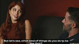Redhead Marina Gold Sucks Monster Cock Gets Ass Drilled