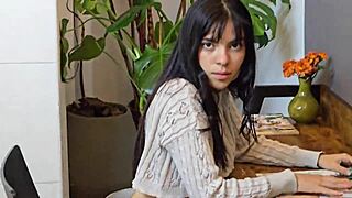She finds laura in her underwear in the room of the house she discovers him and lets him fuck her hot seats of laura