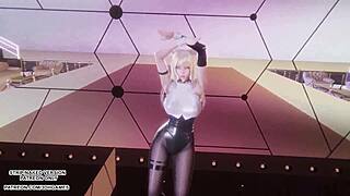 Mmd chung ha stress ahri kpop dance